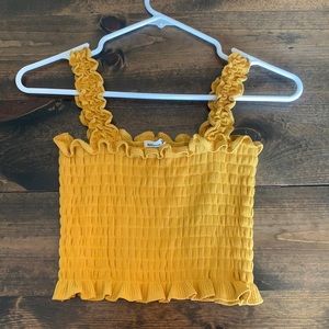 Reformation Yellow Tank Top